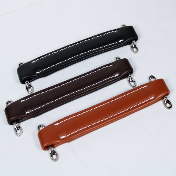 Amplifier synthetic leather handle with ends for amplifiers and boxes
